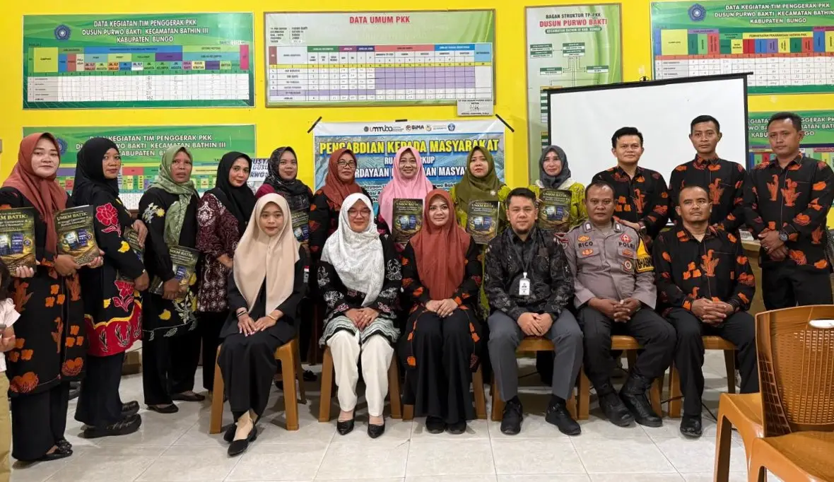 Program PKM UMMUBA Tingkatkan Literasi Digital Pelaku UMKM Batik Berbasis Teknologi AI