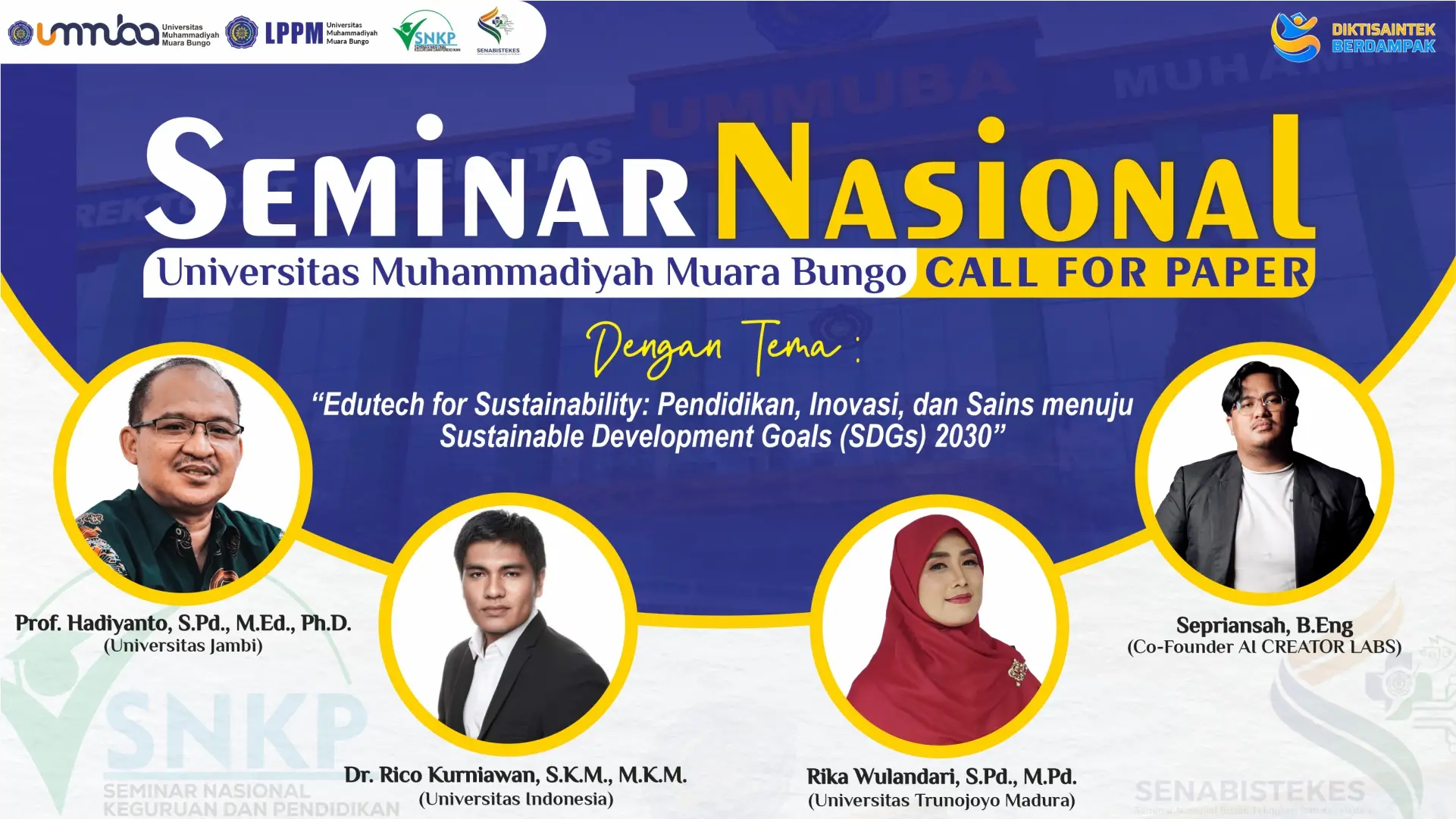 LPPM UMMUBA Gelar Seminar Nasional 2026, Bahas Peran Edutech dan AI Menuju SDGs 2030